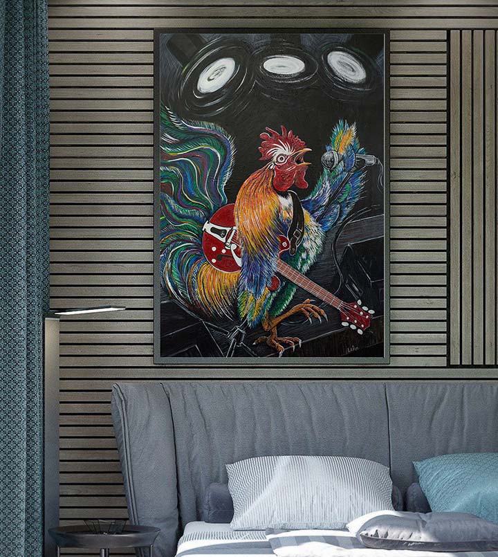 Ruling The Roost Art by Doug LaRue