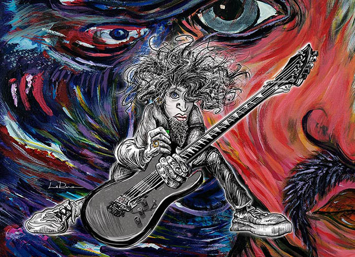 Hair Guitar by Doug LaRue