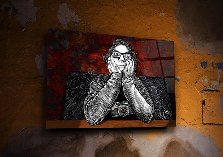 Laura Rojo wall by Doug LaRue