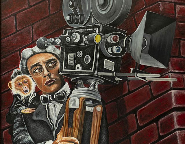 Camera Man, Buster Keaton by Doug LaRue