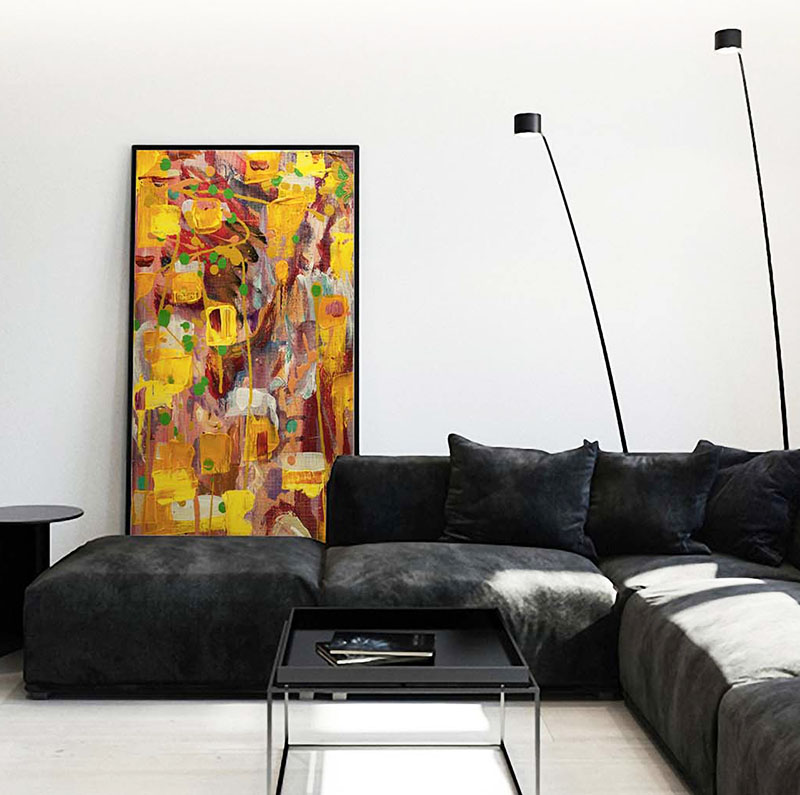 Waking Elephant Painting By Doug LaRue