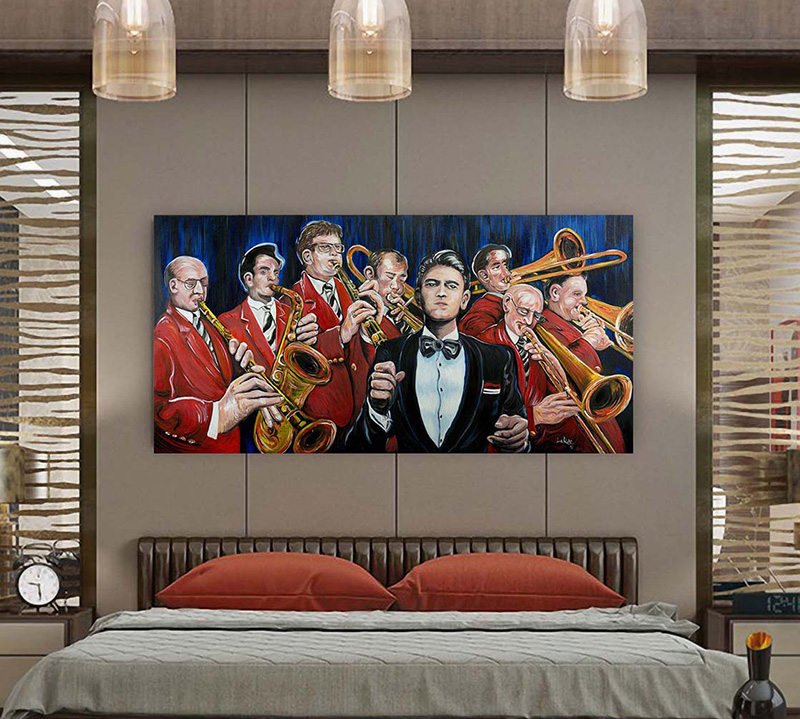 Big Band art by Doug LaRue
