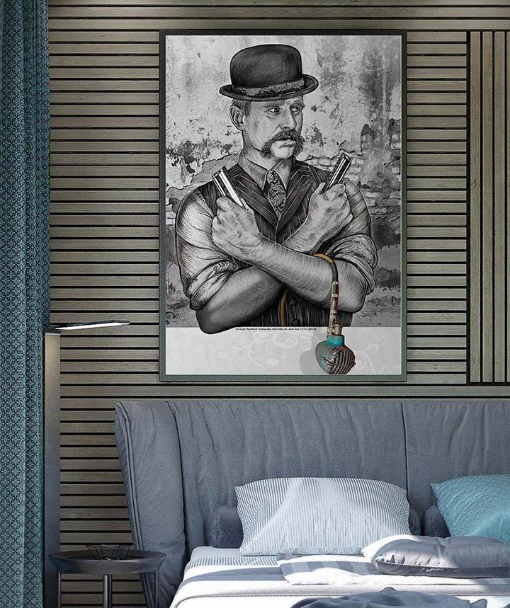 Guy Forsyth art by Doug LaRue