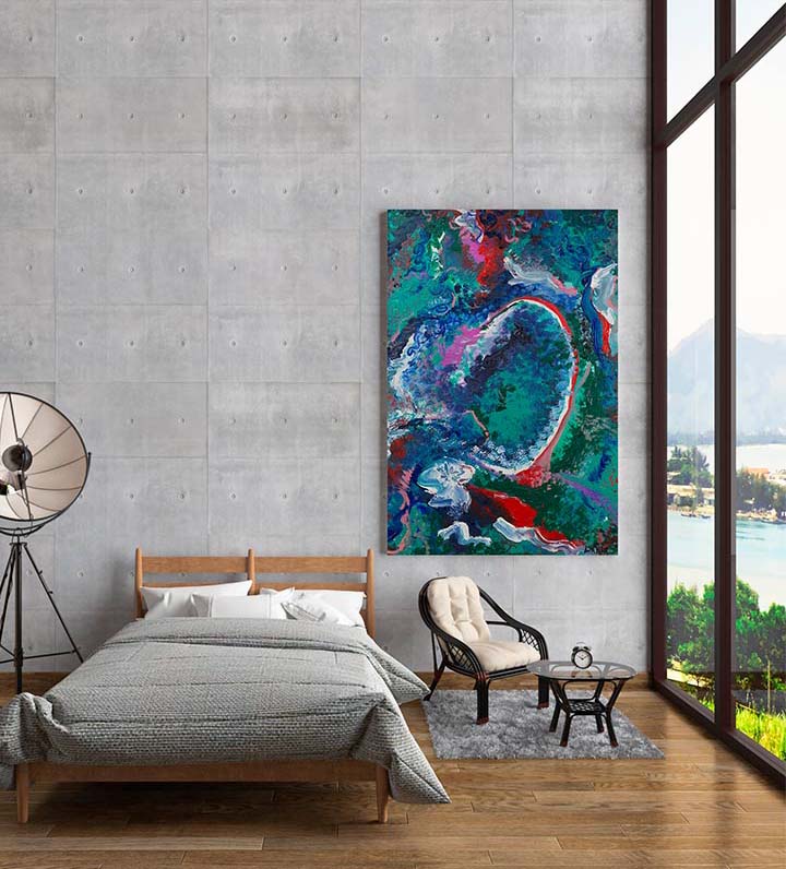 She Dances Painting by Doug LaRue