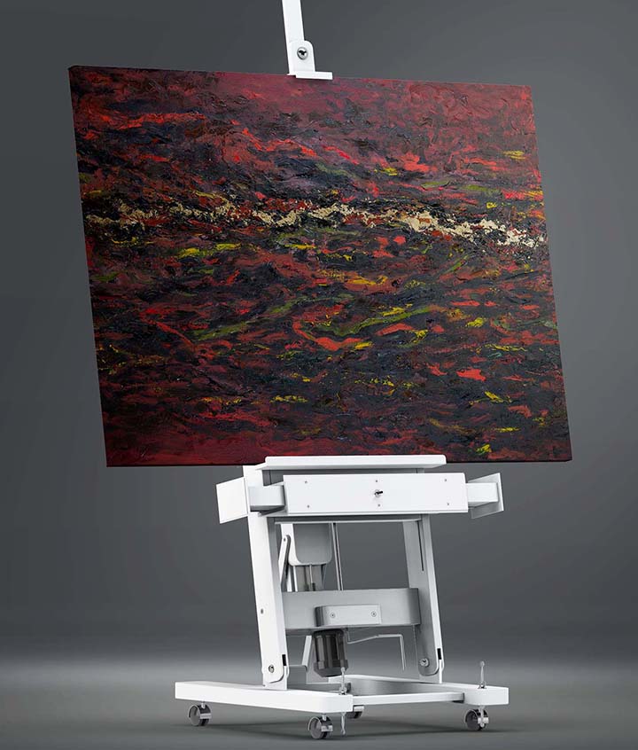 Vein of Gold Abstract Painting by Doug LaRue