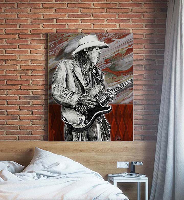 Stevie Ray Vaughan by Doug LaRue