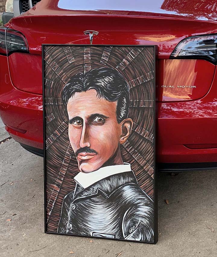 Tesla Art by Doug LaRue