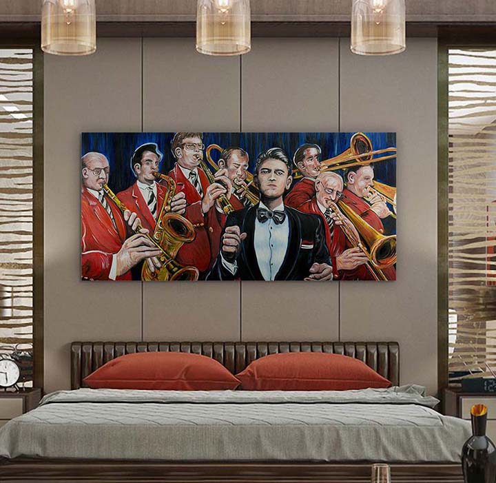 Big Band art by Doug LaRue