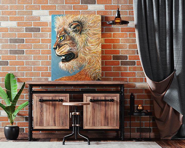 Golden Lion by Doug LaRue